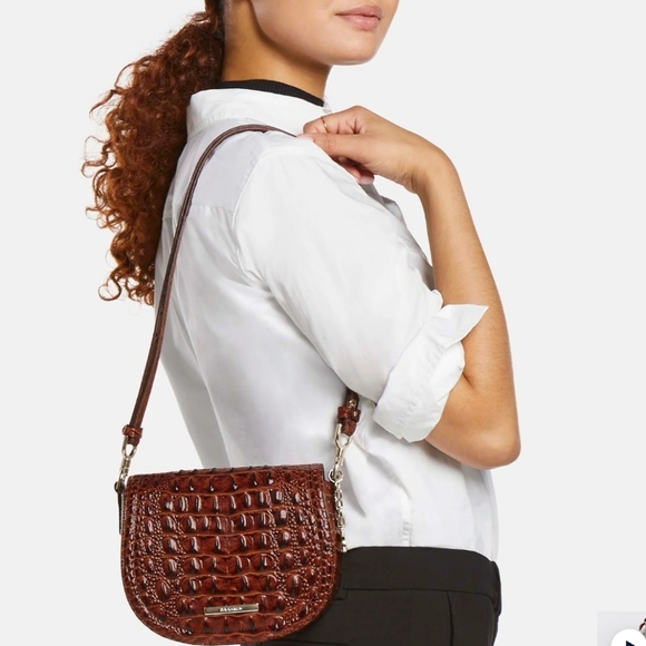 *NWT* Brahmin Briar Radiant Red Melbourne Crossbody Bag - Picture 11 of 11